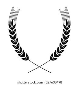 wheat vector line icon 