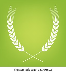 wheat vector line icon  