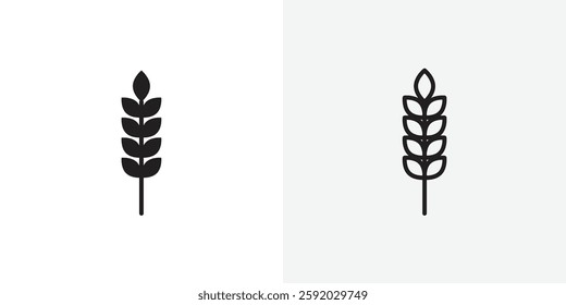 Wheat vectors icons pack for apps and Ui Ux desigs