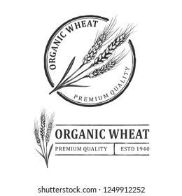 Wheat vintage logo