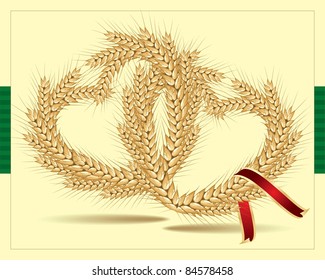 Wheaten heart
