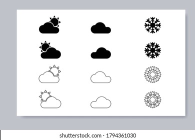 Wheater indicator icon with eps 10