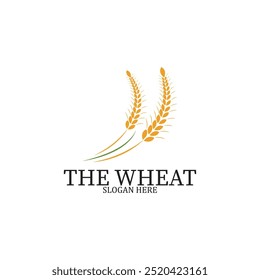 wheath vector logo ilustration farm