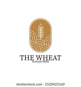 wheath vector logo ilustration farm