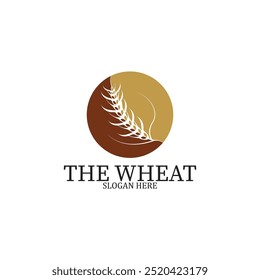 wheath vector logo ilustration farm