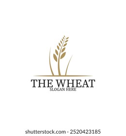 wheath vector logo ilustration farm