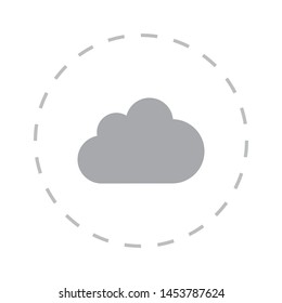 Wheather line.Cloud icon for your web site design, logo, app, UI. Vector illustration .