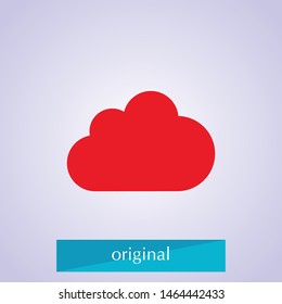 Wheather line.Cloud icon for your web site design, logo, app, UI. Vector illustration .