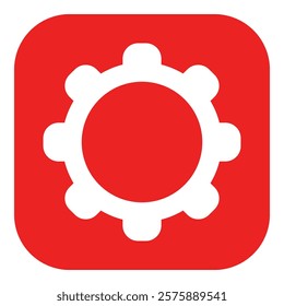 Wheel and app icon on white