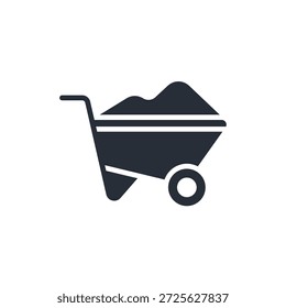 ícone de barra de roda. vetor.Sinal editável de estilo traço.linear para usar web design,ilustração logo.Symbol.