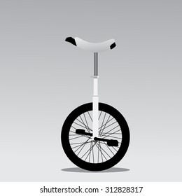  Wheel Bicycle, Vector Illustration.