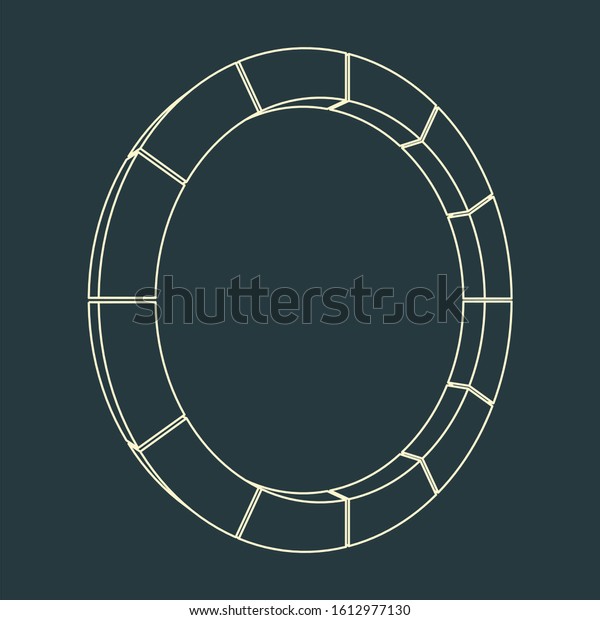 Wheel business\
chart 3D icon. Isometric\
style