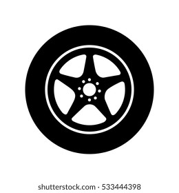 wheel car emblem icon