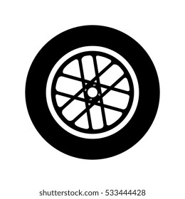 wheel car emblem icon