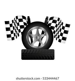 wheel car emblem icon