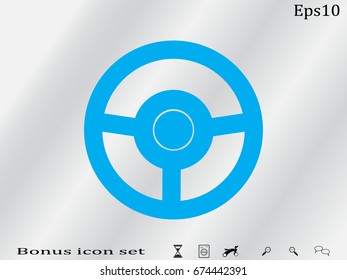 wheel car, icon, vector illustration eps10