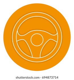 wheel car isolated icon