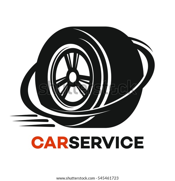 wheel and car service\
logo