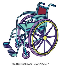 wheel chair new model- vector file