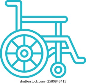 Wheel Chair vector icon. Can be used for printing, mobile and web applications.