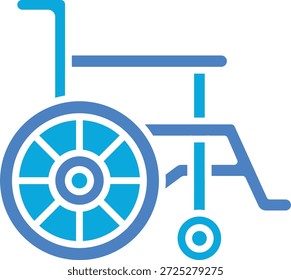 Icono de Vector de silla de ruedas. Se puede utilizar para aplicaciones de impresión, móviles y de Web.