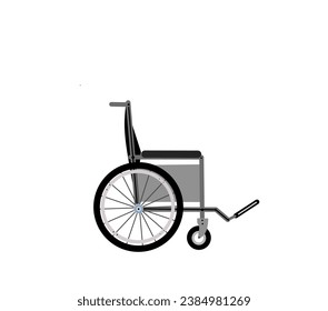 wheel chair. wheelchairs, walking aids for patients with leg pain or who cannot yet walk, assistive aids for patients