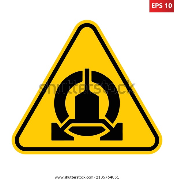 Wheel clamp\
warning sign. Vector illustration of yellow triangle sign with\
wheel lock icon inside. Do not park. Caution illegal parking will\
be penalized. Clamping zone\
symbol.