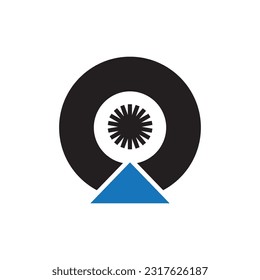ilustración de diseño del logotipo de construcción o rueda.