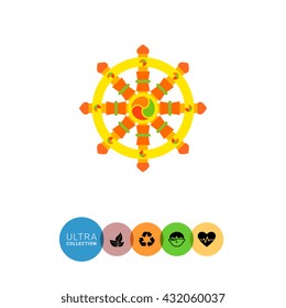 Wheel of Dharma icon