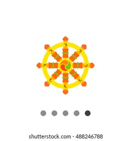 Wheel of Dharma icon