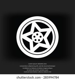 wheel disks icon