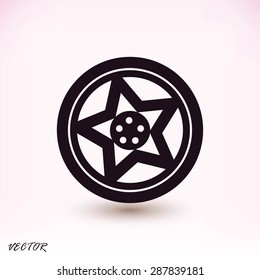 wheel disks icon