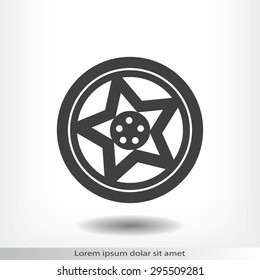 wheel disks icon