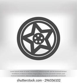 wheel disks icon