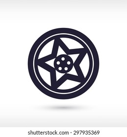 wheel disks icon