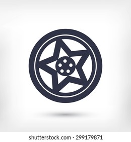 wheel disks icon