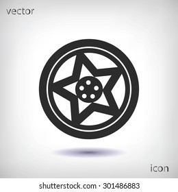 wheel disks icon