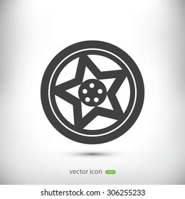 wheel disks icon