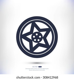 wheel disks icon