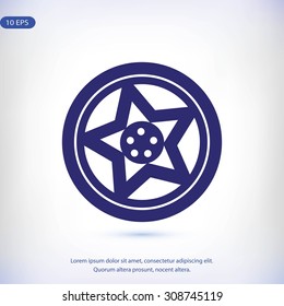 wheel disks icon