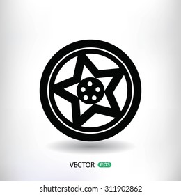 wheel disks icon