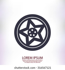 wheel disks icon