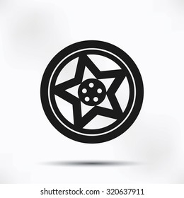 wheel disks icon