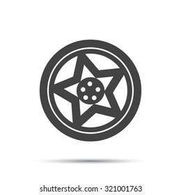 wheel disks icon