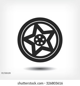 wheel disks icon