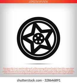 wheel disks icon