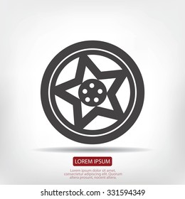 wheel disks icon
