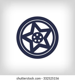 wheel disks icon