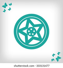 wheel disks icon