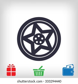 wheel disks icon